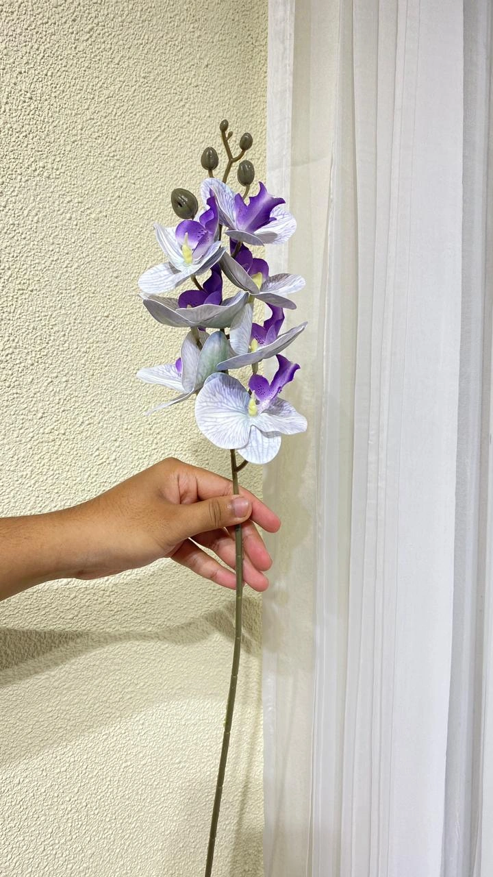 Anggrek Latex 7 Heads Ungu Muda