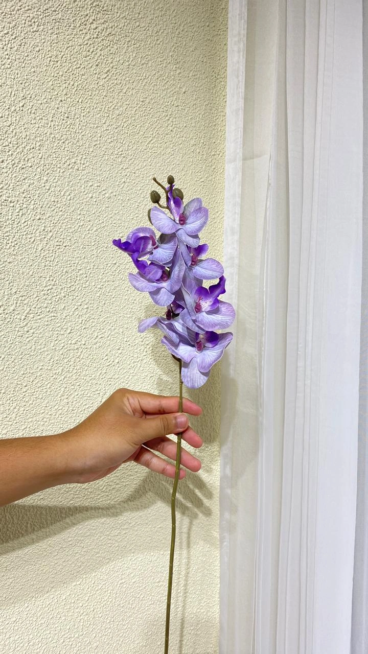 Anggrek Latex 7 Heads Ungu Tua