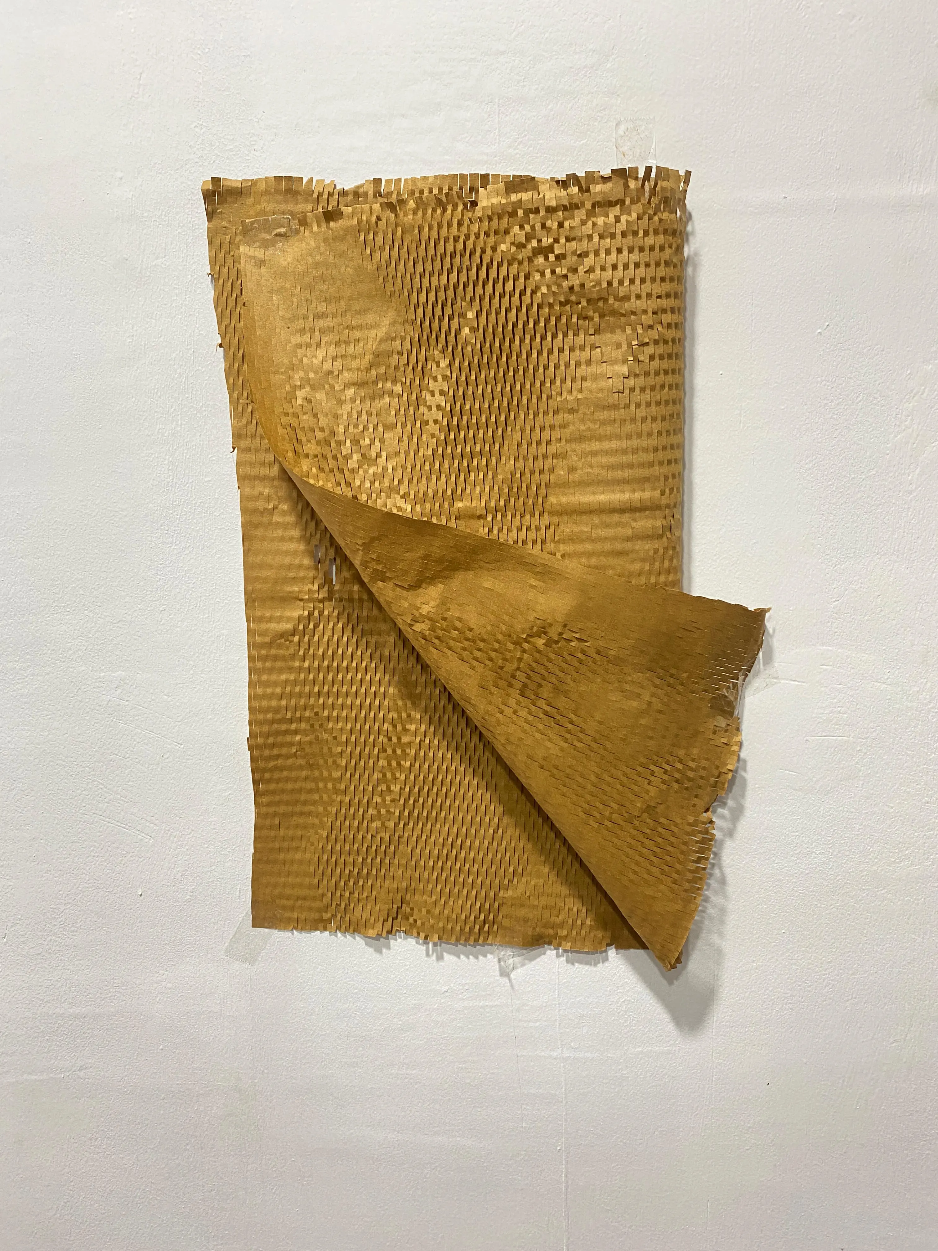 Kertas Bunga Cellophane jaring cream coklat