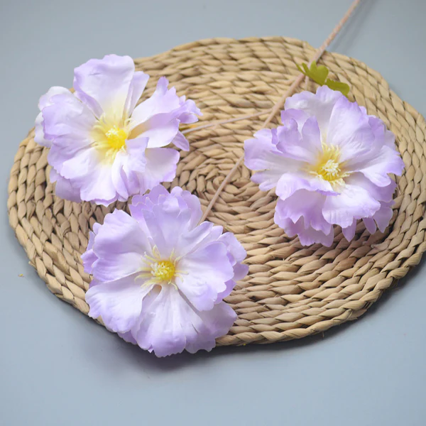 C16 Ranunculus butterfly 3 cabang ungu