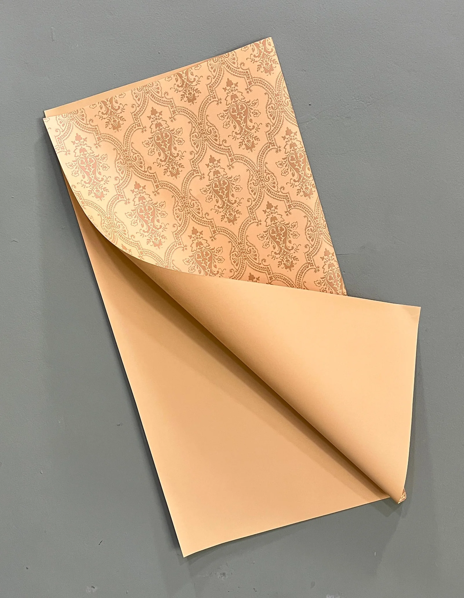 Kertas Bunga Cellophane Motif Coklat