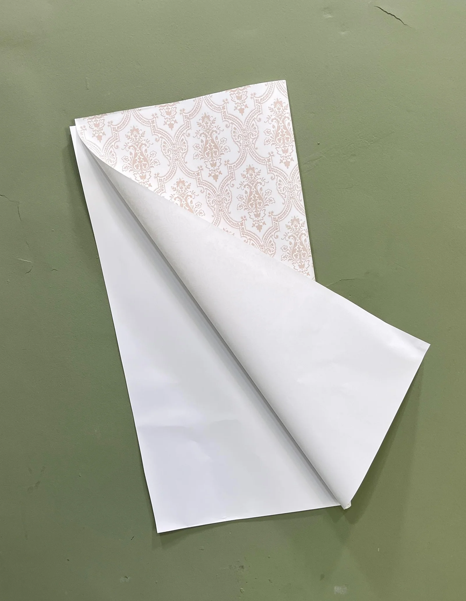 Kertas Bunga Cellophane Motif Putih